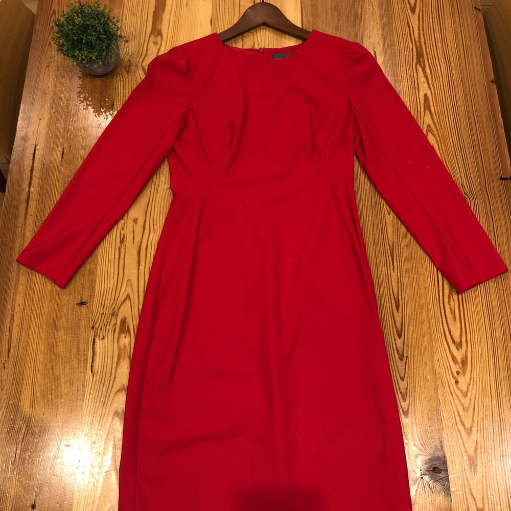 ZAC POSEN PARTY COCKTAIL DRESS SIZE 6 MEDIUM RED